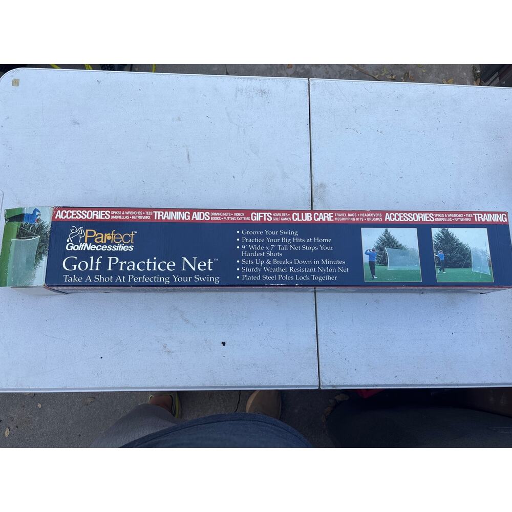 Par fect Golf Necessities Golf Practice Net 9 ft x 7 ft NEW